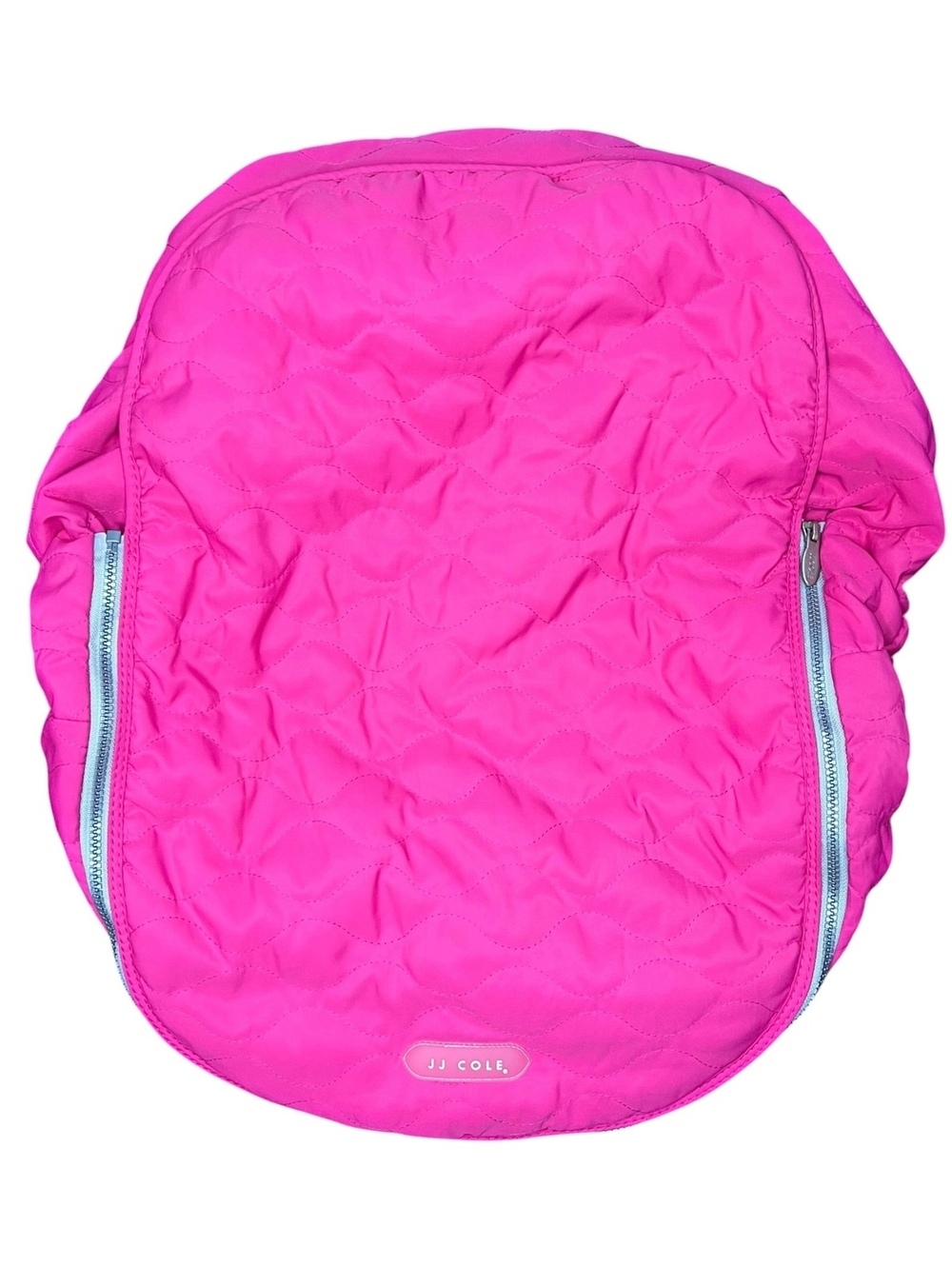 JJ Cole Infant Car Seat Cover Quilted Weather Shield Bunting Hot Pink Fleece